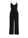 L Agence Women's Jaelyn Velvet Jumpsuit In Black