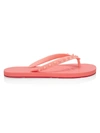 Christian Louboutin Women's Loubi Spike Flip Flops In Operette