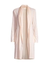 Skin Coleen Pima Cotton Jersey Robe In Dusty Pink