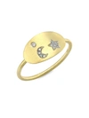 Meira T Women's 14k Yellow Gold & Diamond Celestial Ring