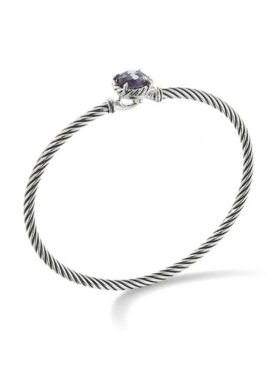 David Yurman Women's Châtelaine® Sterling Silver Faceted Dome Bracelet