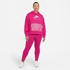 Nike Women's Sportswear Air Leggings (plus Size) In Pink