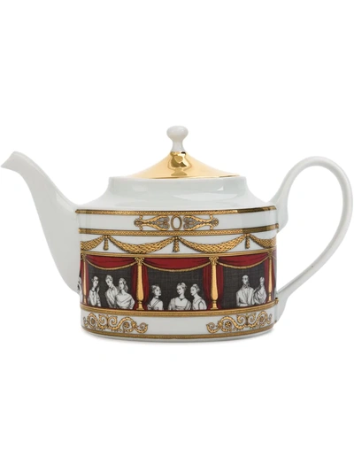 Fornasetti Don Giovanni Teapot In White