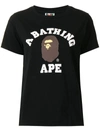 A BATHING APE APE 学院风T恤