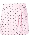 RED VALENTINO POLKA DOT-PRINT SHORTS