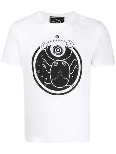 10 Corso Como Cancer Print T-shirt In White