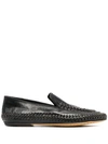 OFFICINE CREATIVE WHIPSTITCH-DETAIL LOAFERS