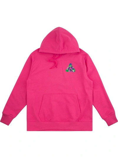 Palace Tri-camo-print Hoodie In Pink