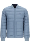 Kenzo Tiger Motif Reversible Padded Jacket In Blue