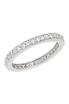 Sterling Forever Sterling Silver Sparkling Cz Band Ring
