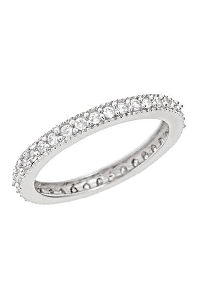 Sterling Forever Sterling Silver Sparkling Cz Band Ring