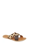 Coconuts By Matisse Pebble Slide Sandal In Leopard/brown Ch