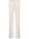 PT01 IVORY COTTON TAILORED PANTS,11700684