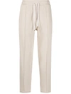 BRUNELLO CUCINELLI CROPPED KNITTED TROUSERS
