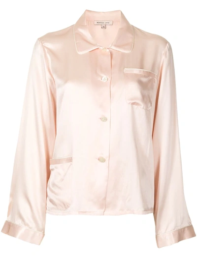 Morgan Lane Rythie Pyjama Shirt In Pink