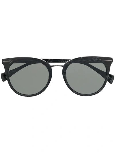 Yohji Yamamoto Cat-eye Sunglasses In Grey