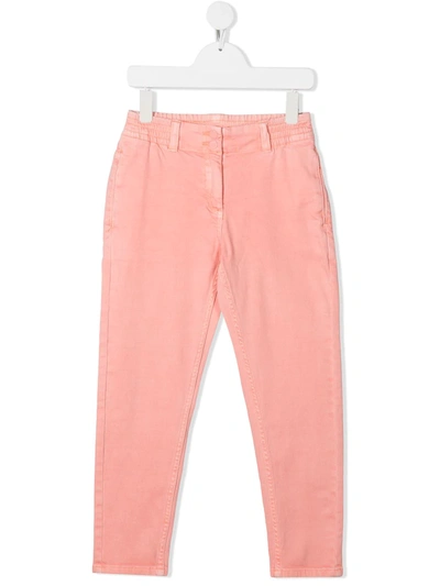 Stella Mccartney Kids' Slim-cut Jeans In Pink