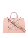 OFF-WHITE FLORAL ARROWS-MOTIF TOTE BAG