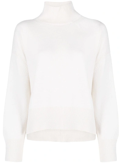 Barrie Cashmere Rollneck Jumper In Neutrals