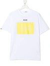 MSGM TEEN SLOGAN-PRINT COTTON T-SHIRT