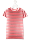 DOUUOD STRIPED COTTON T-SHIRT