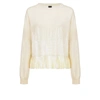 PINKO TRIAL CREAM SEQUINS SWEATER