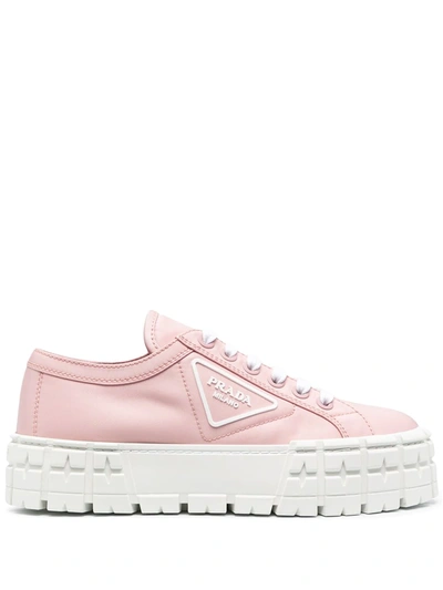 Prada Tyre Low-top Trainers In Pink