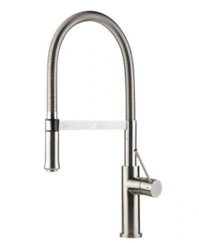 Alfi Brand Brushed Gooseneck Single Hole Faucet Bedding