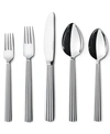 Georg Jensen Five-piece Pyramid Stainless Steel Flatware