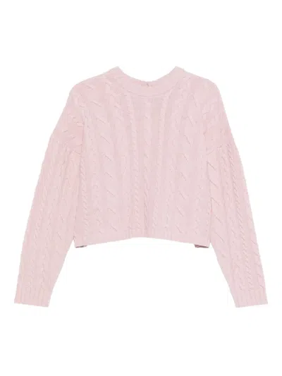 3311 CABLE-KNIT OPEN-BACK SWEATER