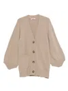 3311 Pocket Buttoned Cardigan In Neutral