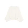 3311 Balloon-sleeve Sweater In White