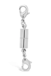 Sterling Forever Lobster Magnetic Clasp Standard Set In Silver