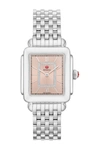 MICHELE MICHELE DECO II DIAMOND BRACELET WATCH, 20MM X 43MM,099945527956