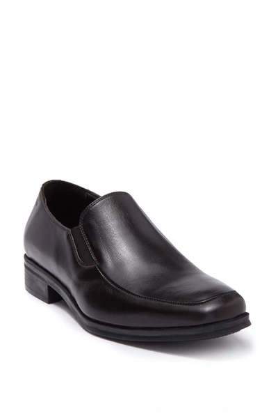 Bruno Magli Pitto Leather Loafer In Dkbr Leath