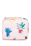 Lesportsac Patterned Square Cosmetic Bag In Comfy Cats