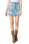 Joe's Jeans The High Waist Denim Utility Miniskirt In No Return