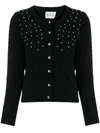 BLUMARINE RHINESTONE-EMBELLISHED CARDIGAN