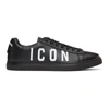 Dsquared2 Black & White 'icon' New Tennis Sneakers