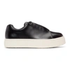 Eytys Doja Low-top Leather Trainers In Black