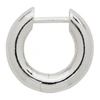 All Blues Silver Polished Thin Almost Single Earring In Silver