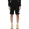 BILLIONAIRE BOYS CLUB BLACK SMALL ARCH LOGO SHORTS