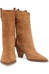 AQUAZZURA BOOGIE 70 SUEDE ANKLE BOOTS,3074457345624914794