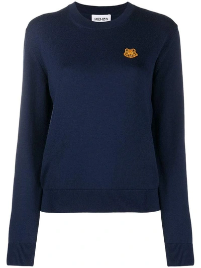 Kenzo Sweaters In Blu