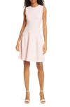 TED BAKER SLEEVELESS KNIT FIT & FLARE DRESS,5059104564685