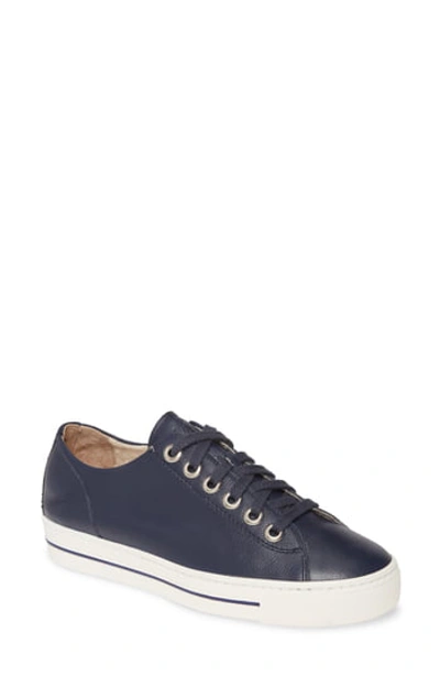 Paul Green Ally Low Top Sneaker In Space Leather