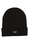 Ugg Logo Knit Cuff Beanie In Black - 200