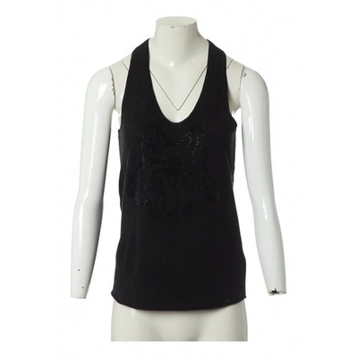 Pre-owned Zadig & Voltaire Wool Vest In Anthracite