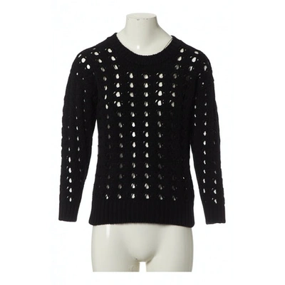Pre-owned Leetha Cashmere Jumper In Black