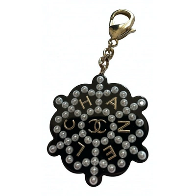 Pre-owned Chanel Bag Charm In Black